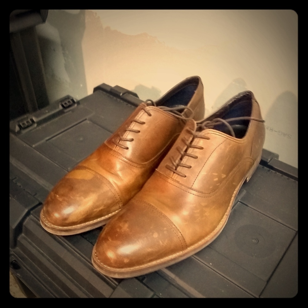 ALDO Brown Leather Dress Shoe